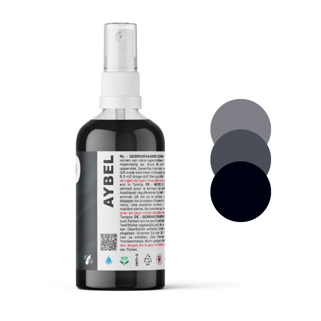 Spray negru pentru vopsirea țesăturilor