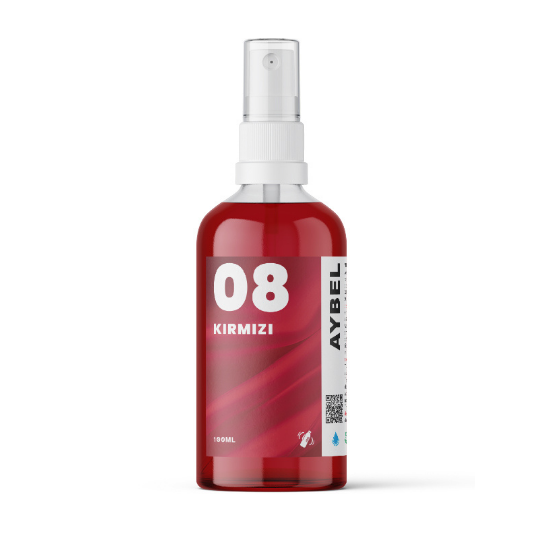 Spray de vopsea textilă roșu rubin