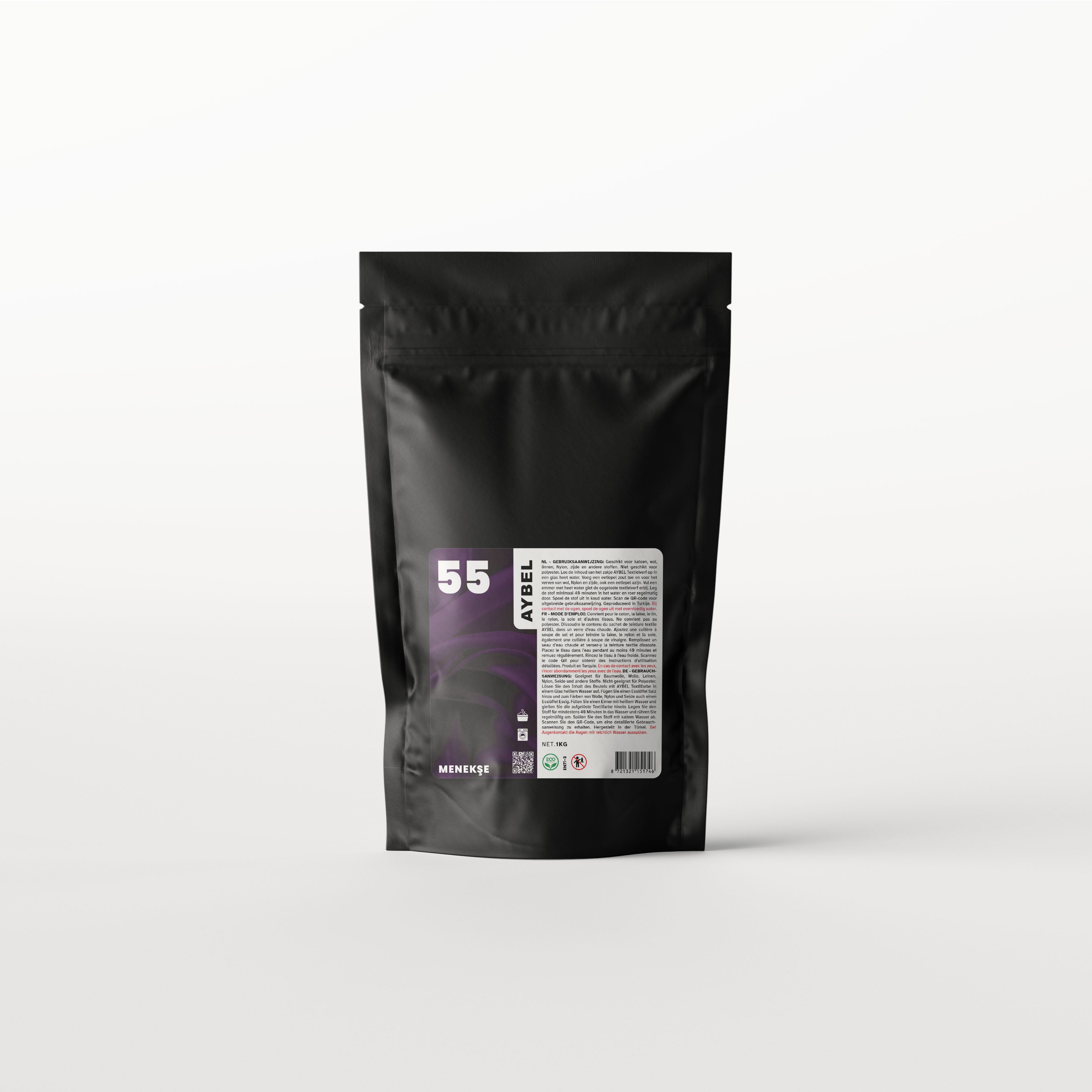 Textielverf Aubergine